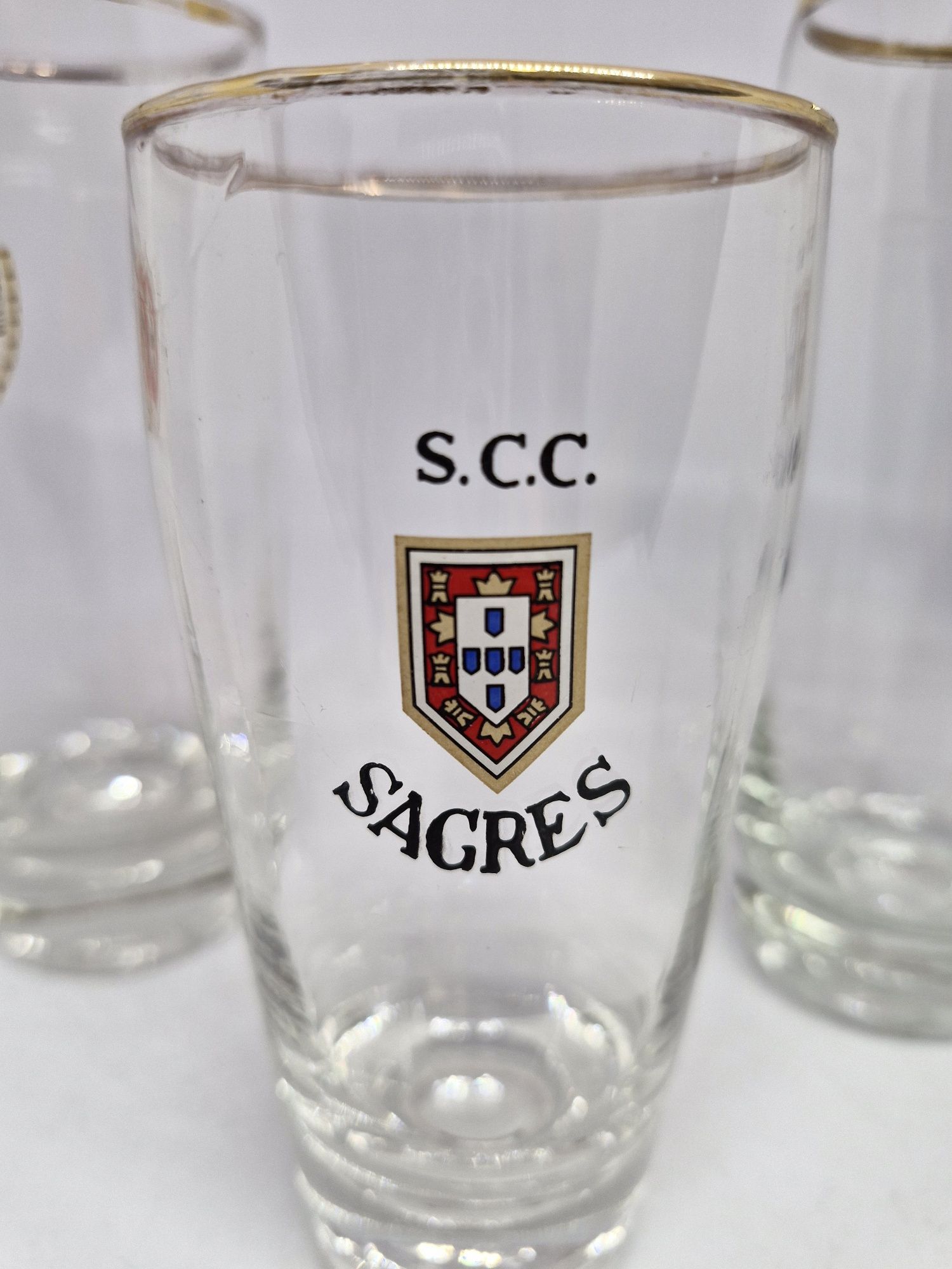 Copos antigos Sagres Cerveja Portuguesa