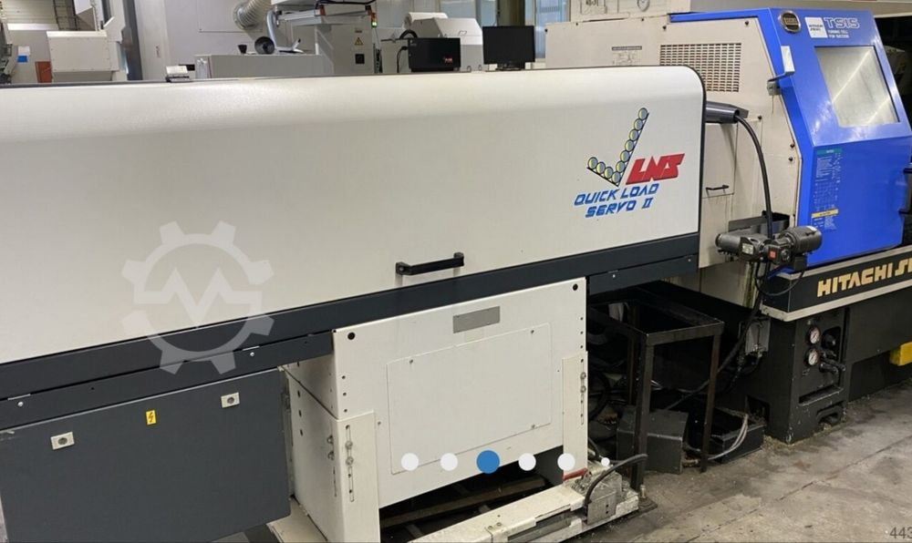 Podajnik pręta to tokarki CNC LNS Quick load servo II