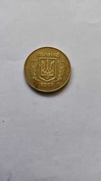 Moneta, Ukraina, 25 Kopiyok, 2007, Kyiv, EF(40-45)