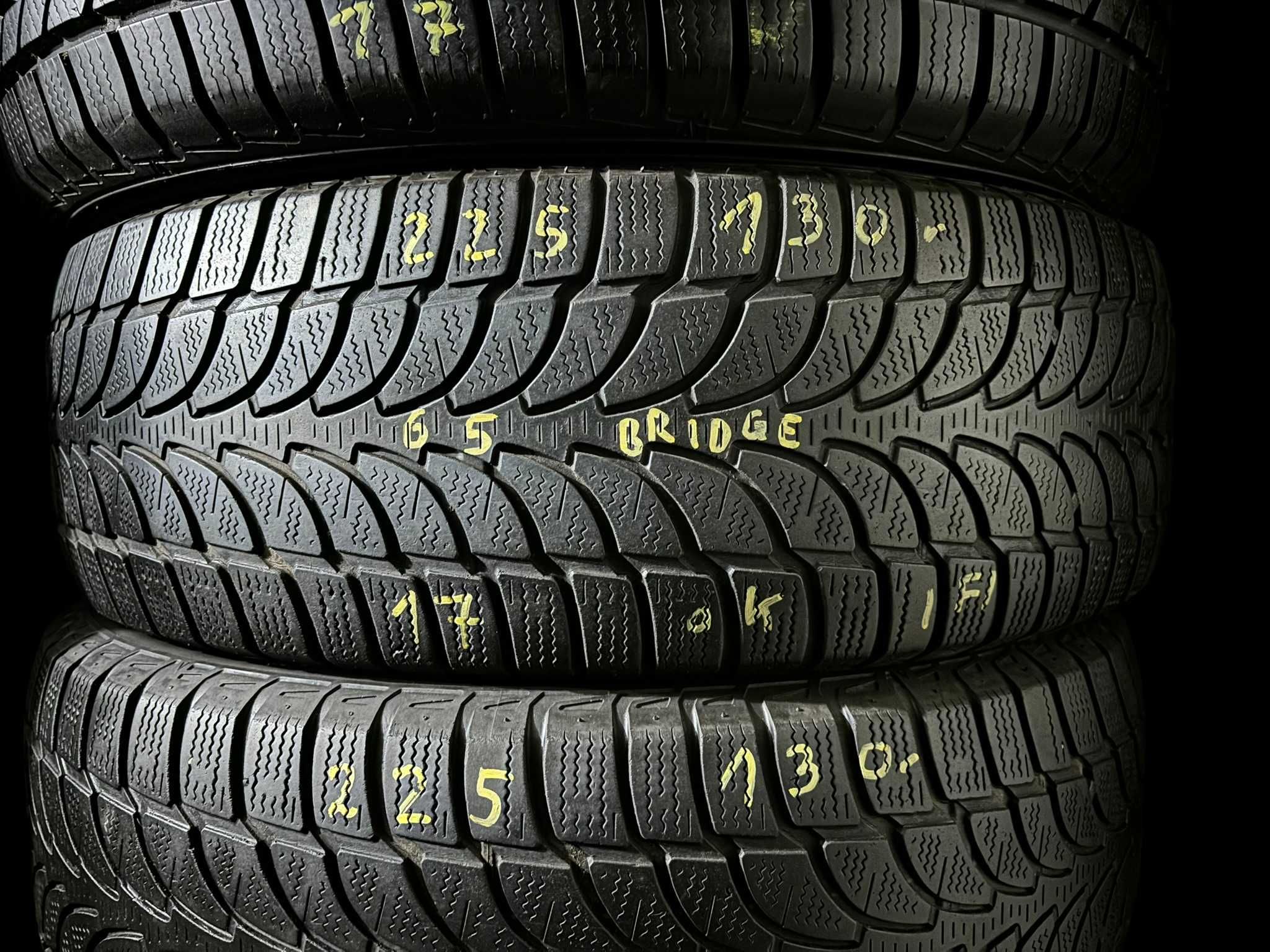 2X Opony Zimowe 225/65R17 BRIDGESTONE LM-80 EVO 4.6MM SPR. CAŁE!