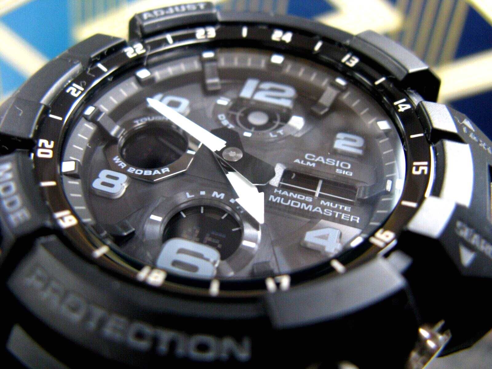 Часы Casio G-SHOCK GSG-100-1A годинник с солнечной зарядкой оригинал