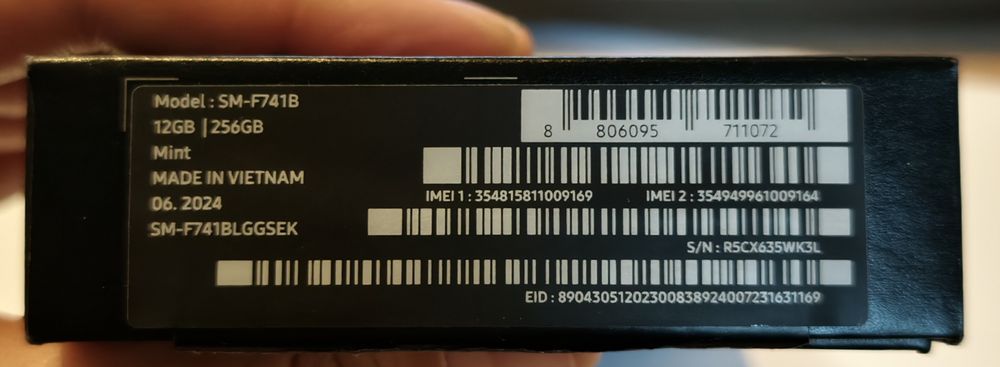 Samsung Flip 6 12/256, Mint