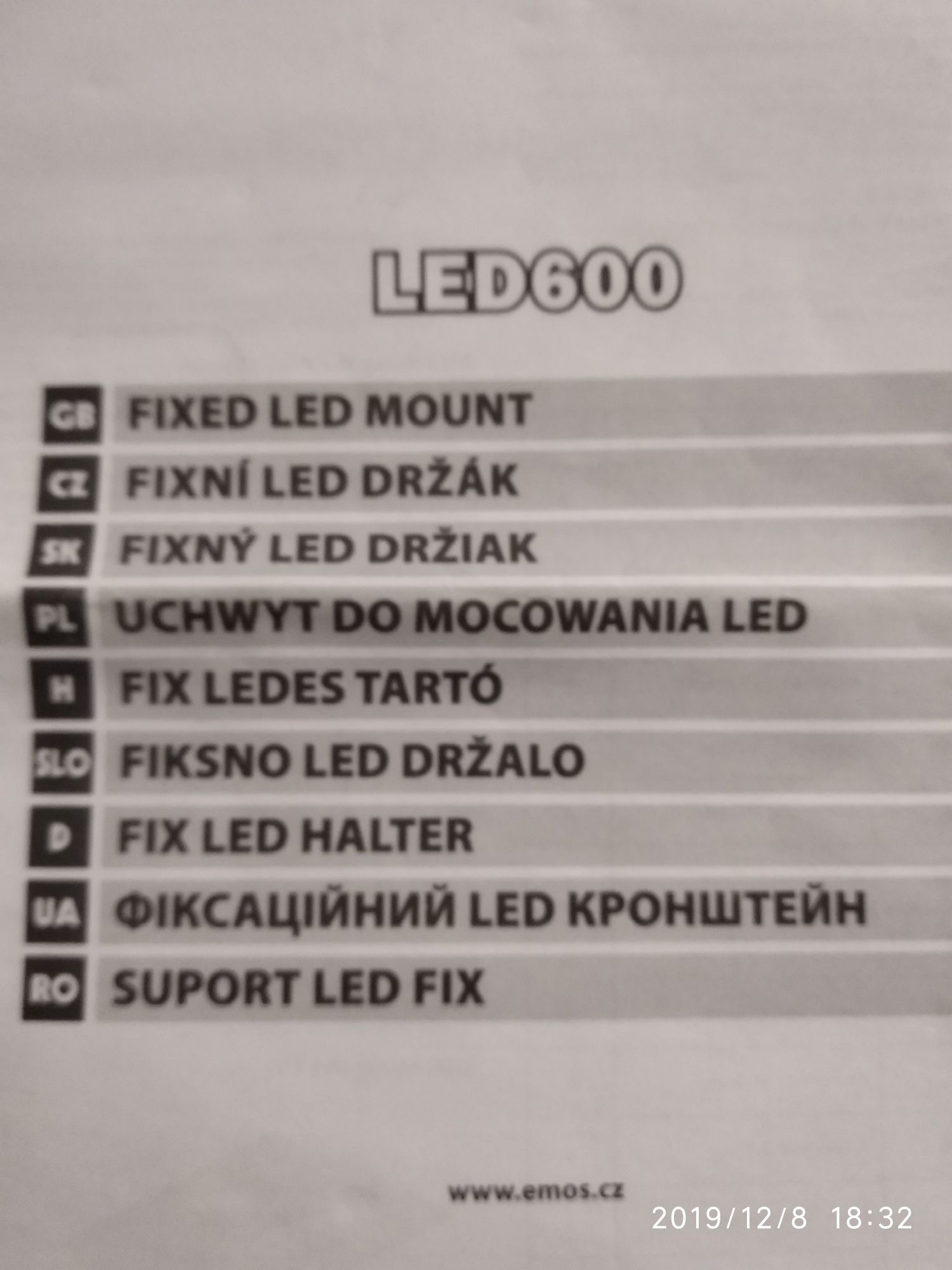 Uchwyt do mocowania LED TV Ultra Slim