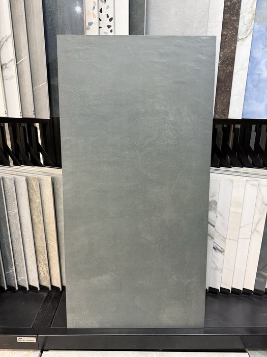 Płytki 119,8 x 59,8 cm Gres szkl. rekt. mat Techno Stone Grafit Gat. 1