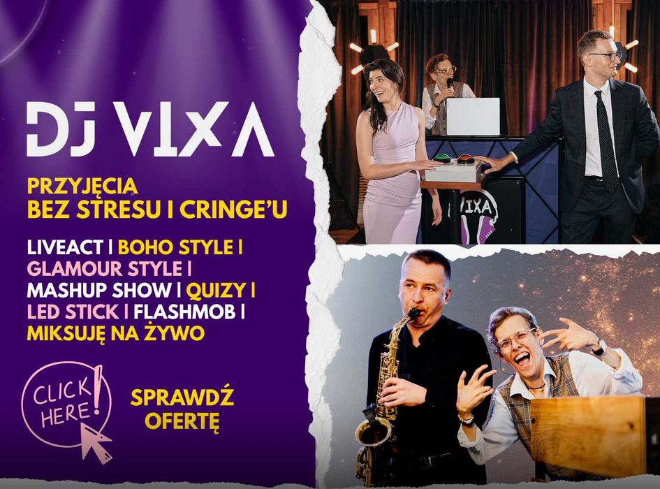 DJ na wesele bez cringe'u | Wodzirej + Saksofon + Akordeon