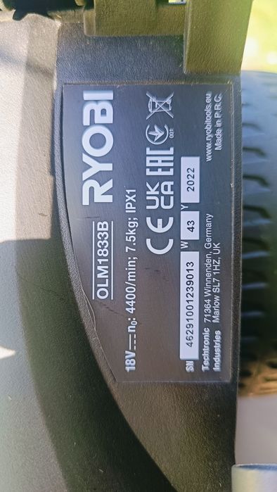 Kosiarka akumulatorowa ryobi one body RLM18X33B 18v 33 cm