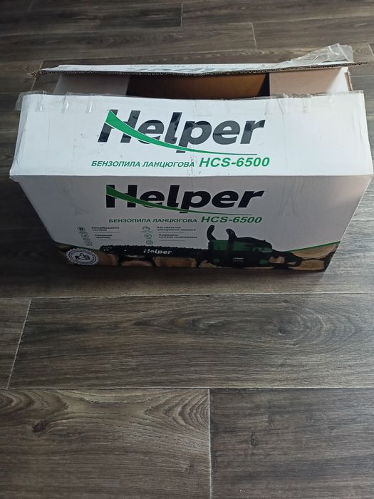 Продається нова бензопила Helper hcs 6500.