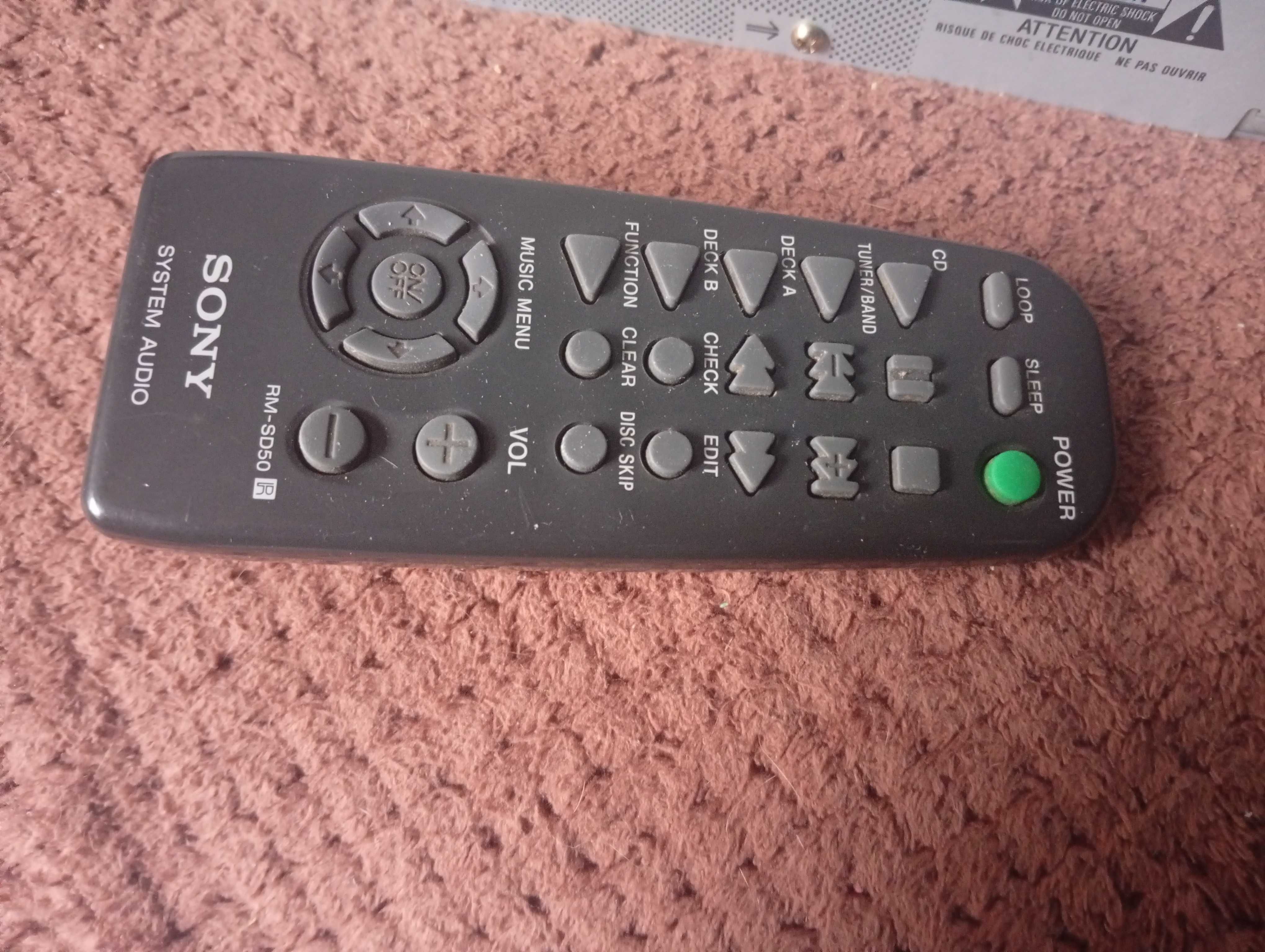 Wieża HiFi SONY MHC-771 +głośniki +pilot