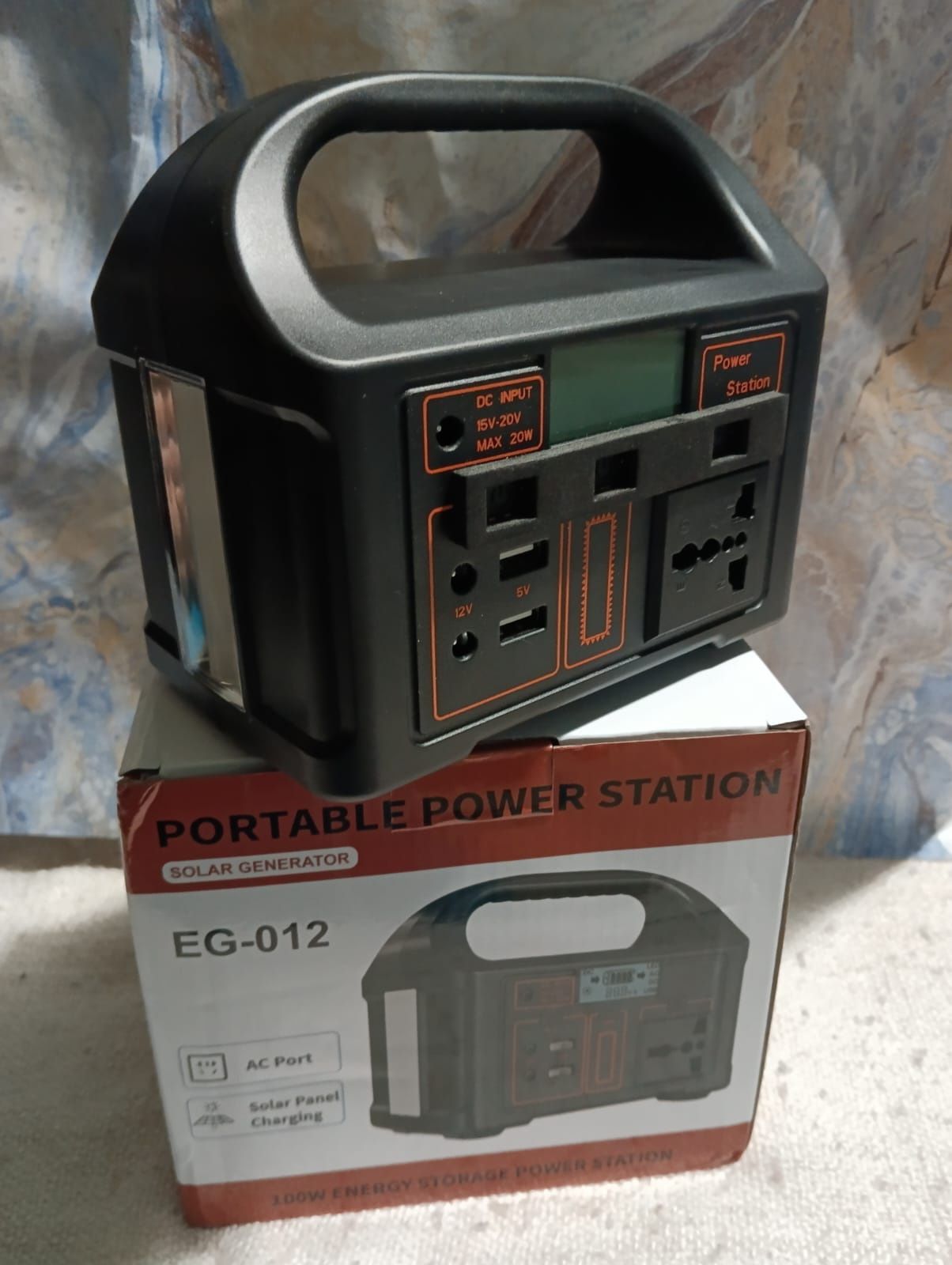 Portable power station 100w 24000mAh 76.8Wh
