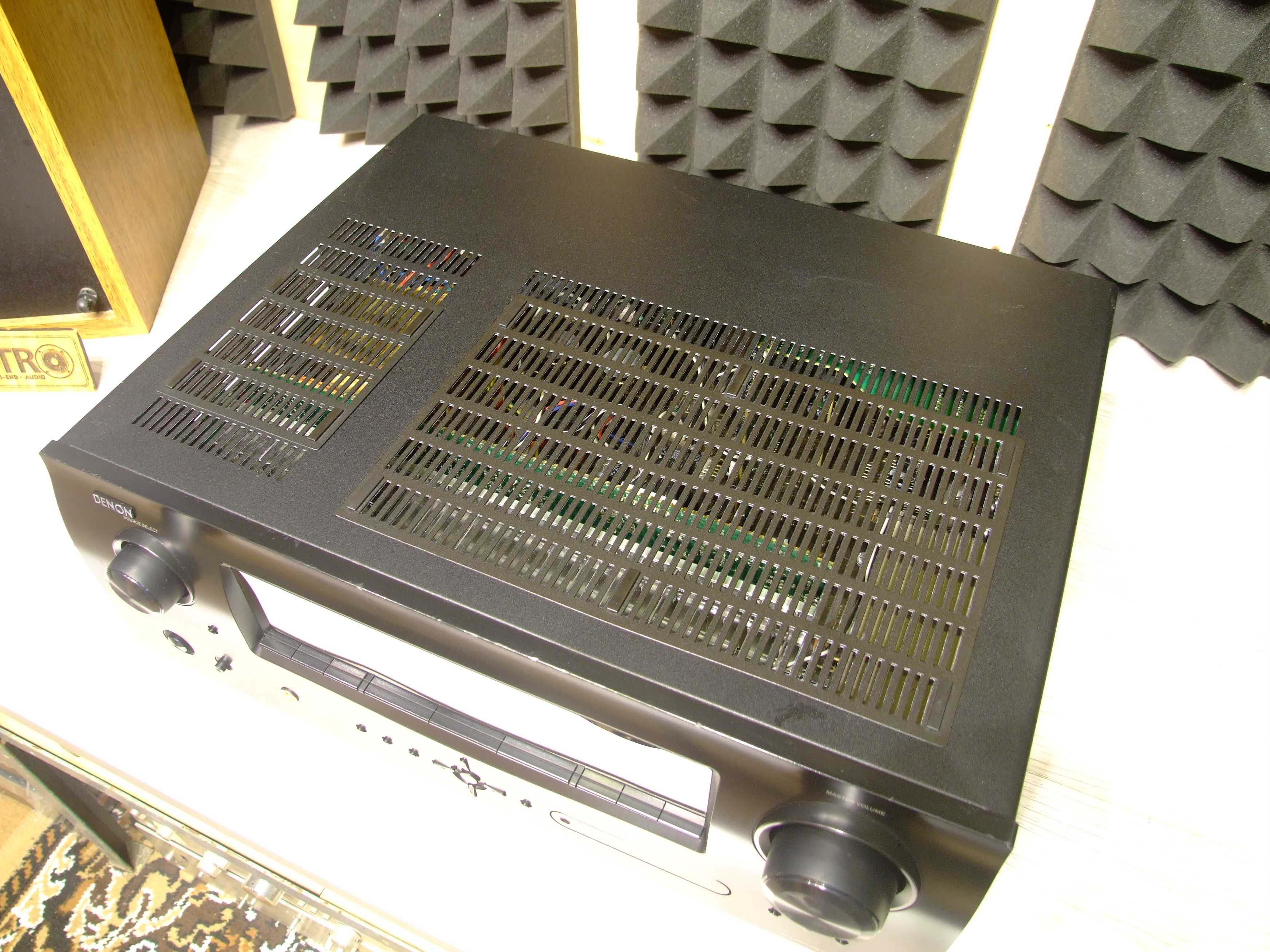 AV ресівер 7.1 Denon AVR-1910. 7х125. 6-16 Ом. Пульт. HDMI. 10.7 кг
