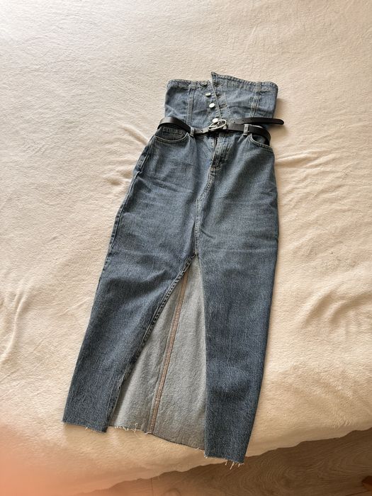 Джинсова сукня. Стильна сукня на літо