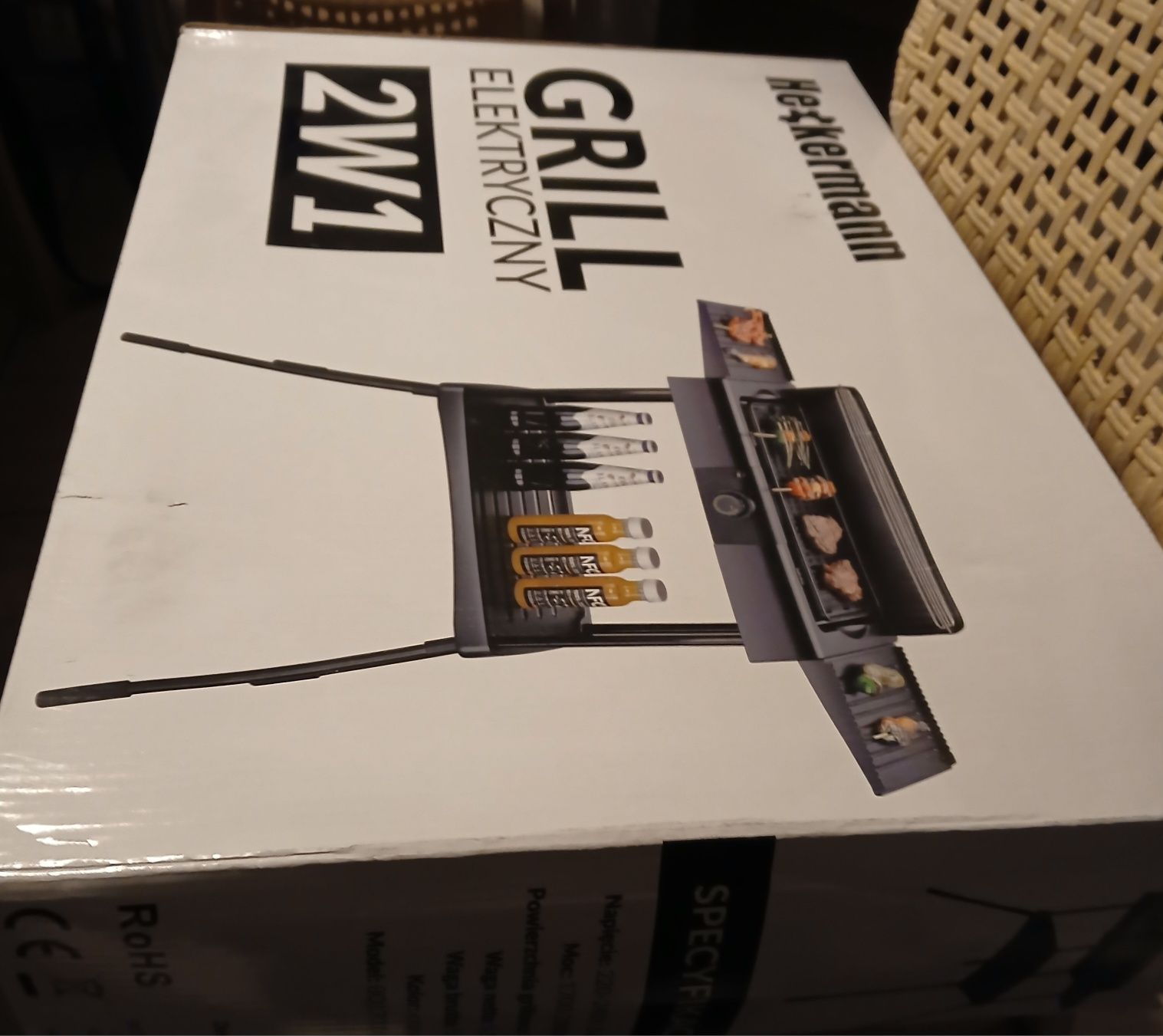 Grill elektryczny 2 w 1 Heckermann