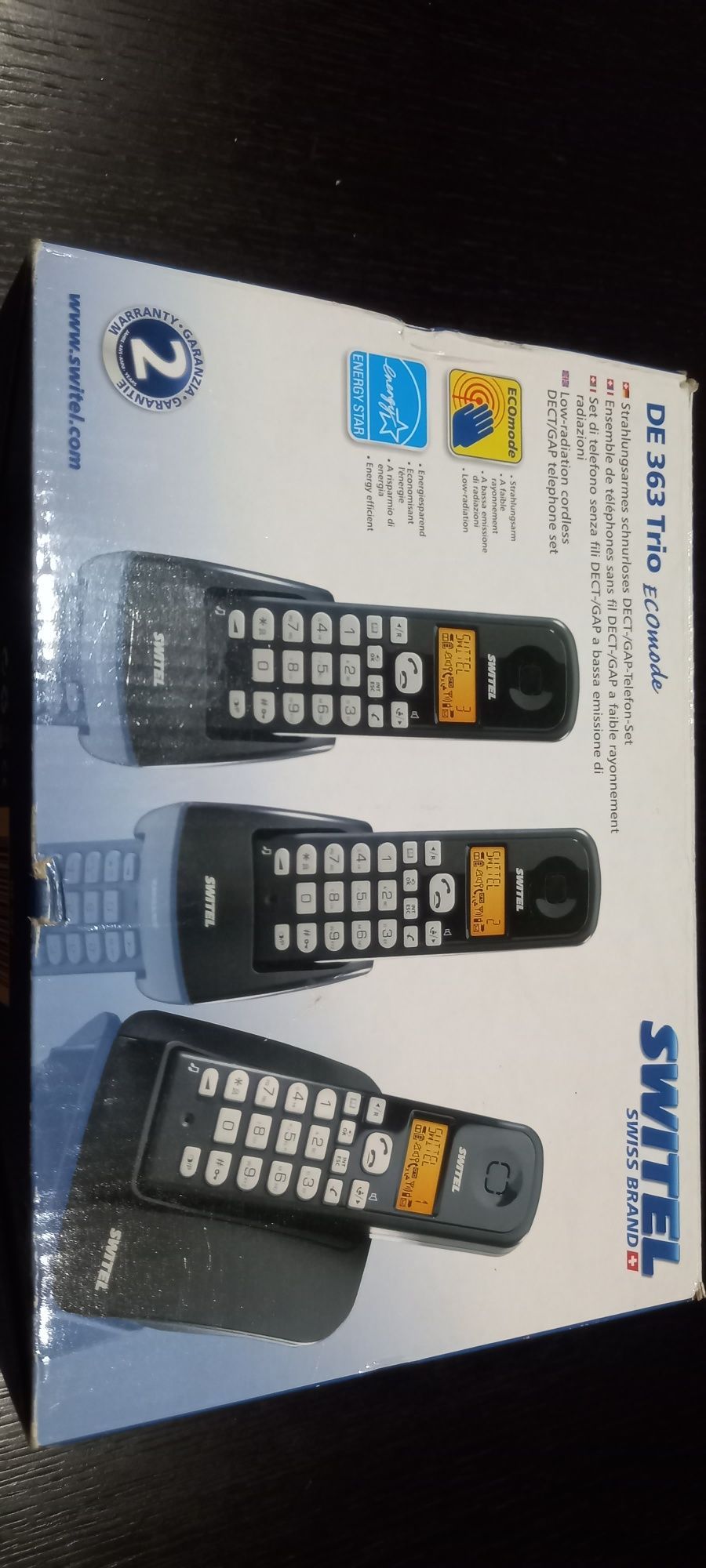 Zestaw telefonów bezprzewodowych - nowy