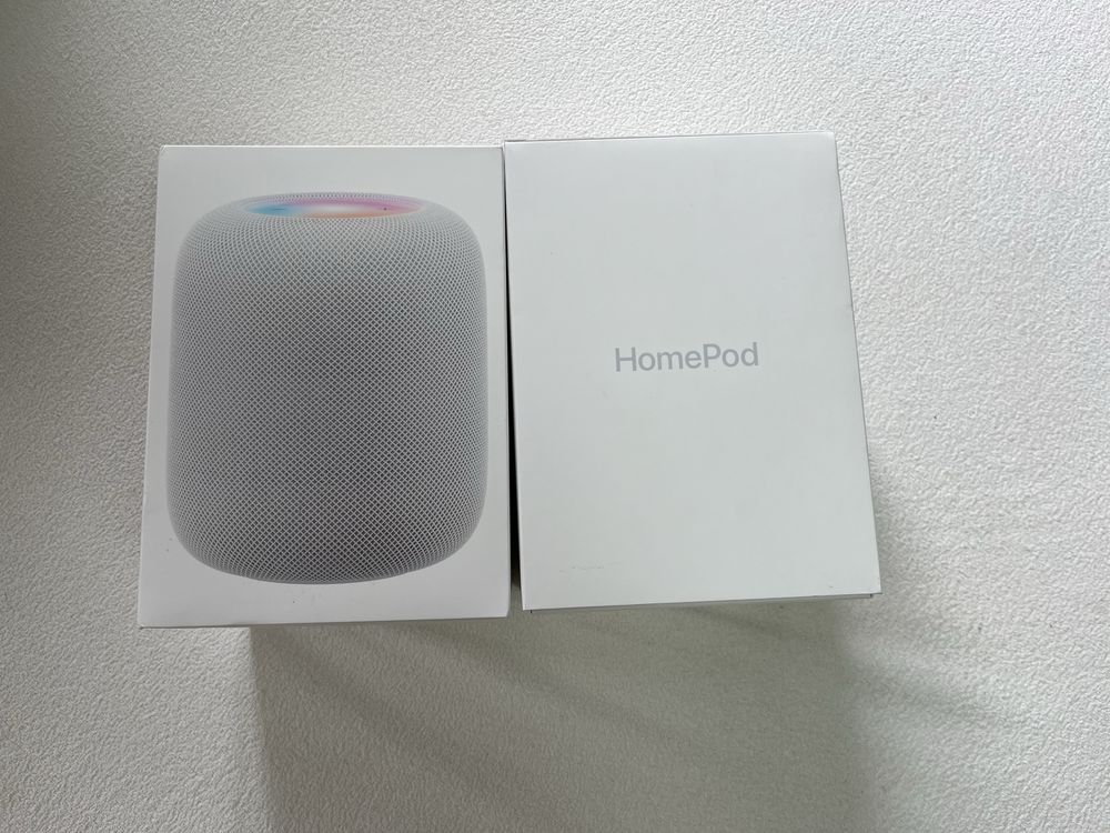 Homepod 2 generacji pudełka