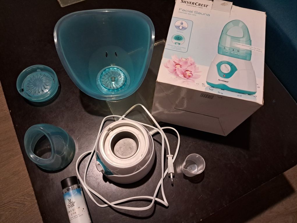 Sauna parowa na twarz, inhalator