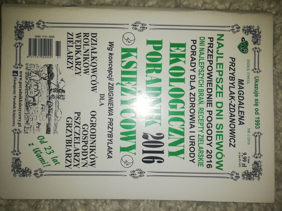 Ekologiczny poradnik księżycowy 2016