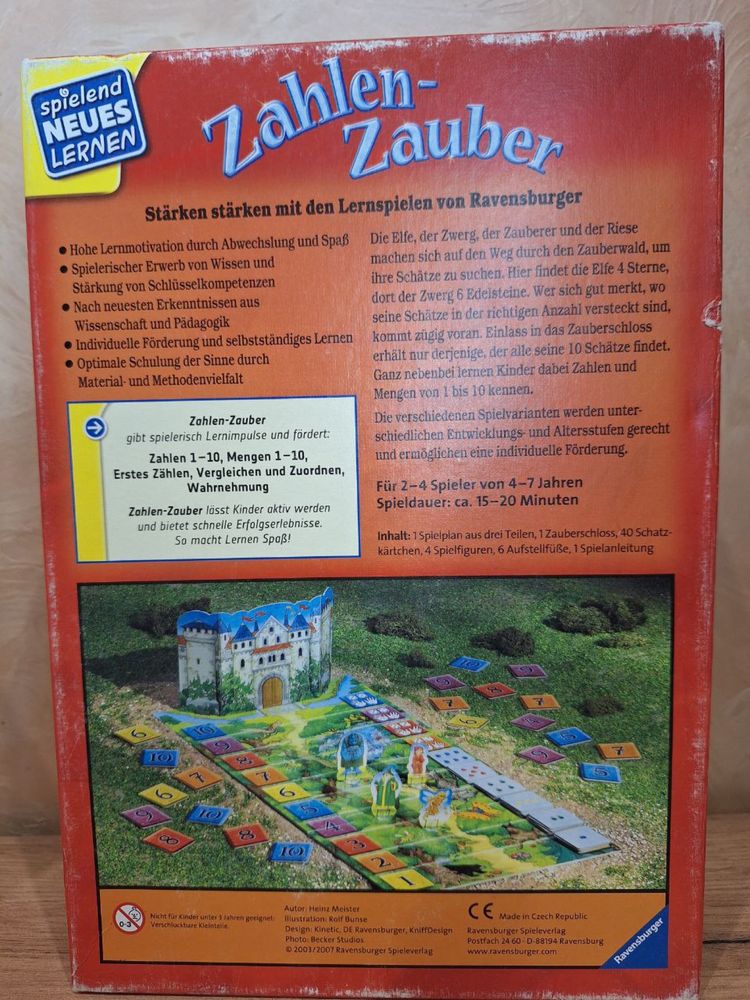 Гра Zahlen-Zauber (Числа – заклинання) від Ravensburger
