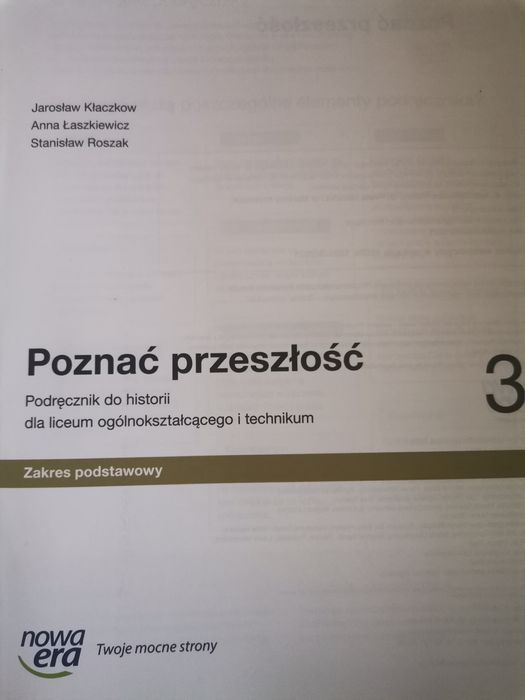 Poznać przeszłość 3 podręcznik zakres podstawowy