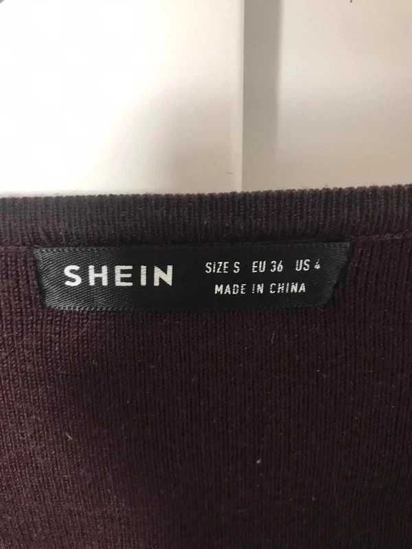 Sweter Damski brazowy shein