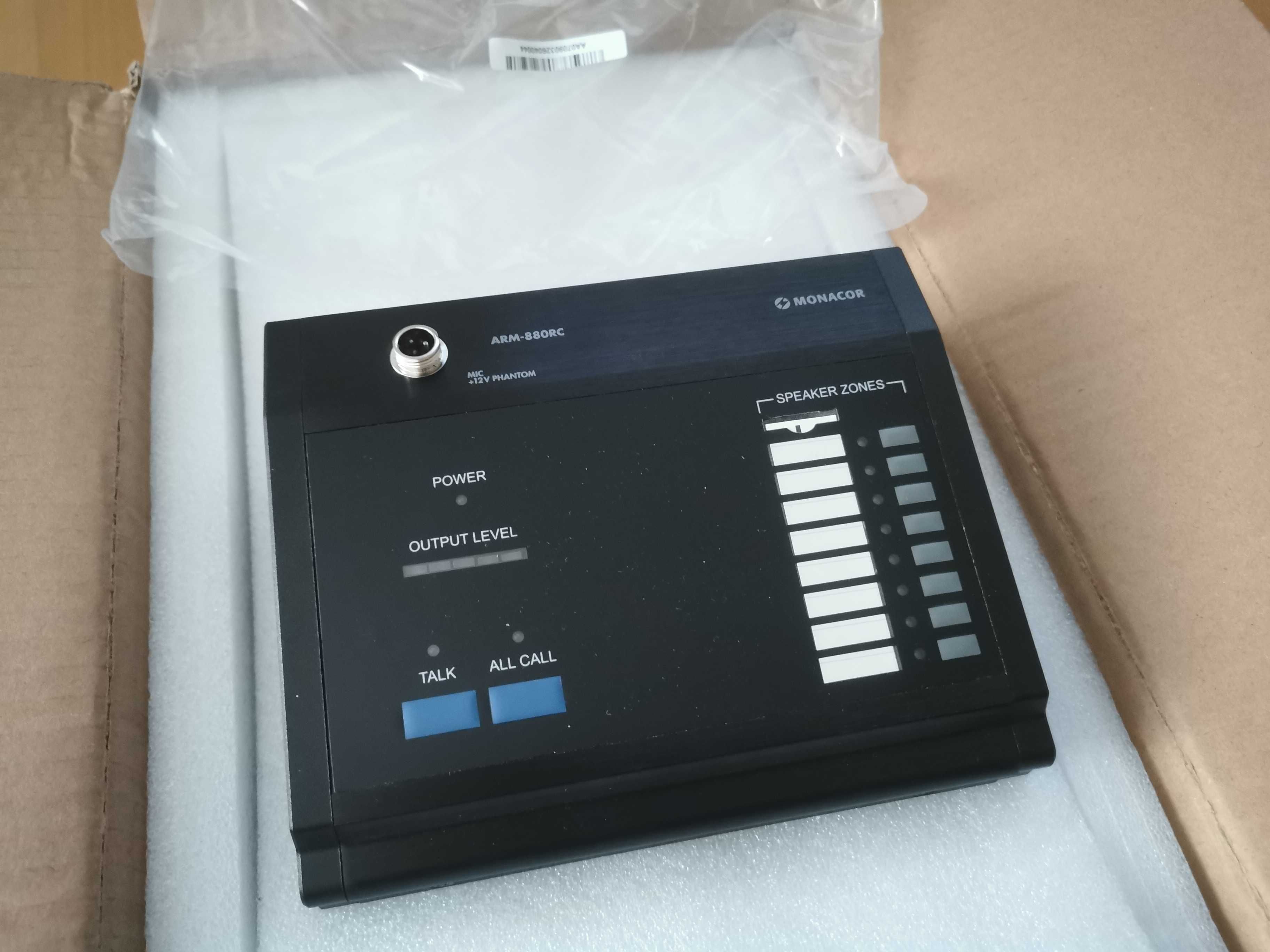 mikrofon pulpitowy, strefowy - MONACOR ARM-880RC, nowy