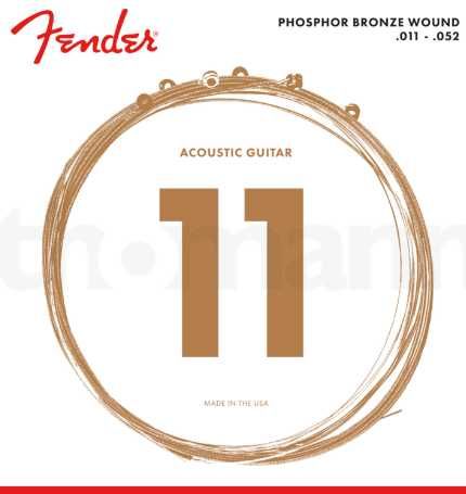 Struny Fender 60CL 11-52 do gitary akustycznej