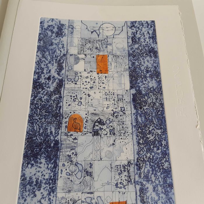 Serigrafia - Mil e Uma Noites - Isabel Pyrrait 2005 - Primeira Cópia