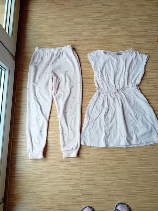 Zimowe grube ubrania dla dziewczynki 5-6 lat