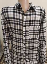 Фланелевая мужская домашняя рубашка фирмы Divided, размер M