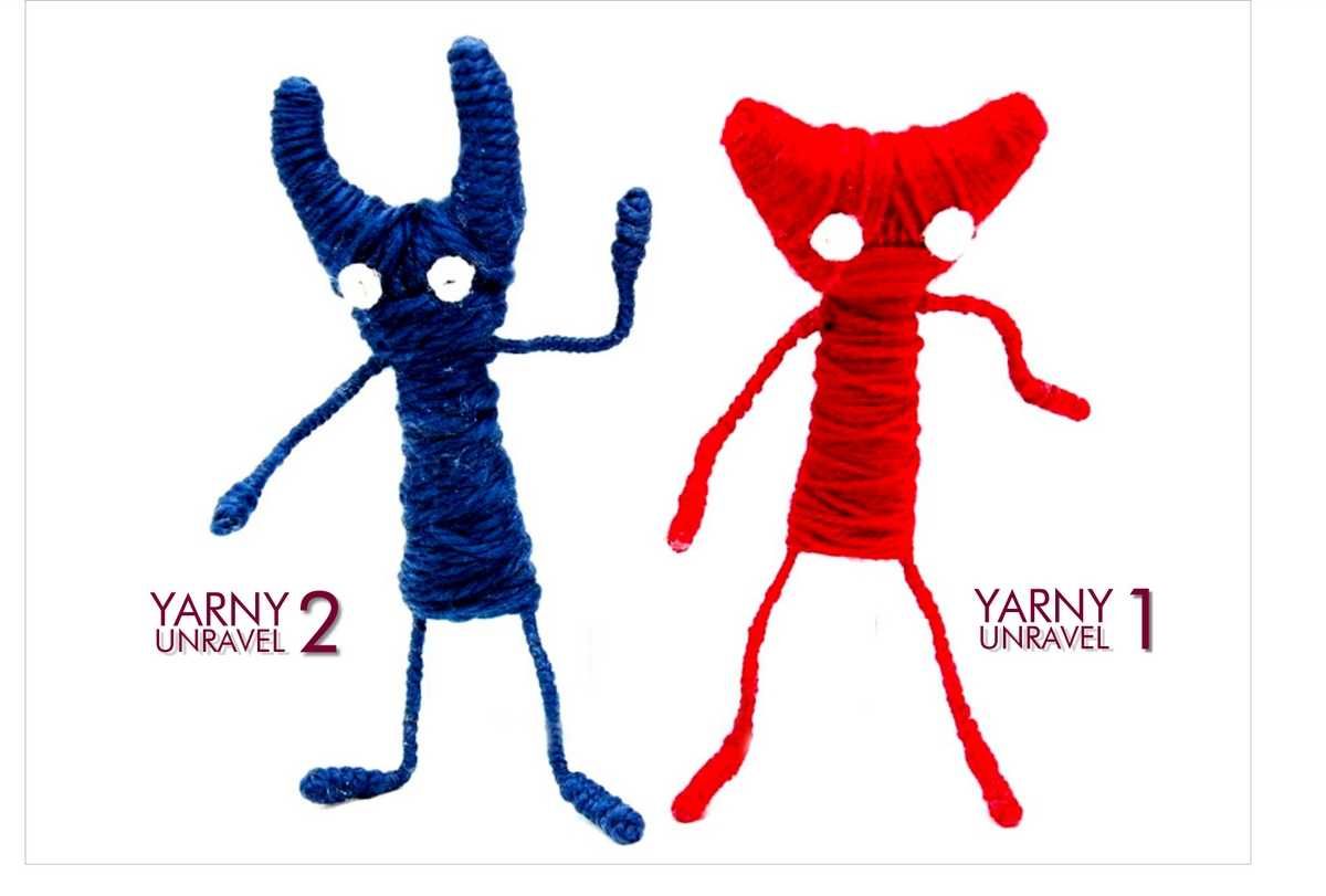YARNY włóczka z gry UNRAVEL 5+ lat - wys. 23 cm