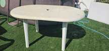 Mesa de plástico