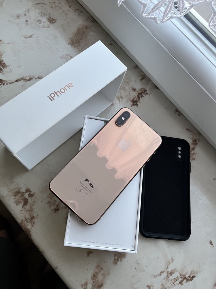 Iphone xs gold 75 % bateria swietny stan