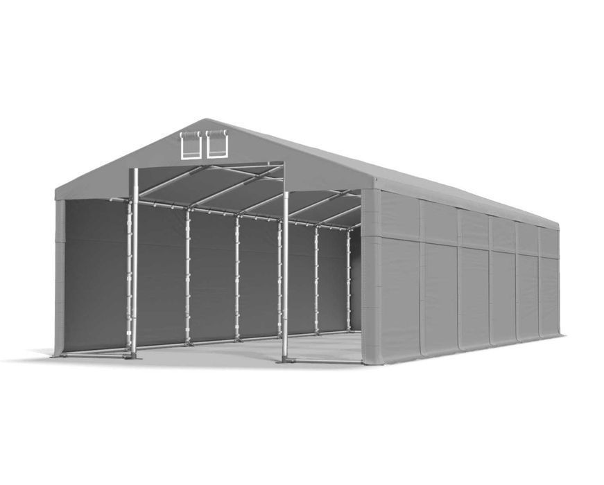 Namiot Magazynowy CAŁOROCZNY 5x12x2,5m Namiot przemysłowy Hala