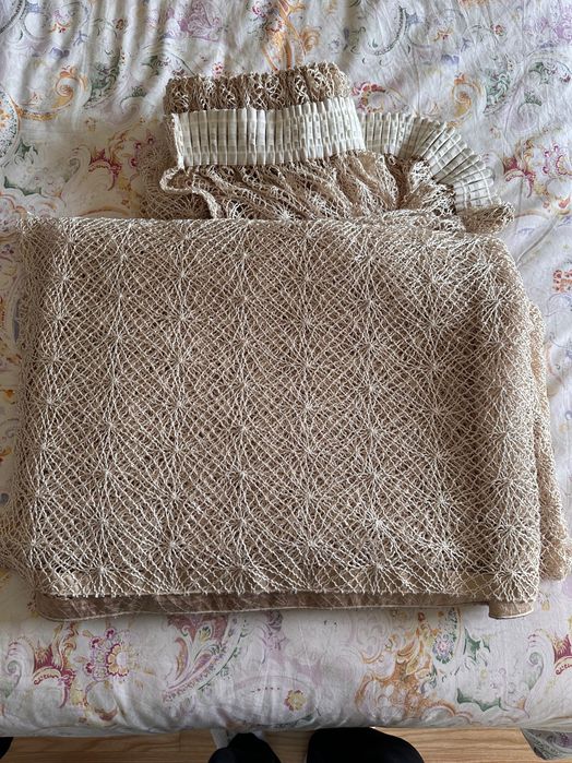 Cortinas rendadas 192x230 cm