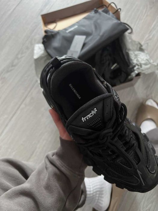Унисекс кожаные кроссовки Balenciaga Track 2 кросівки баленсіага трек