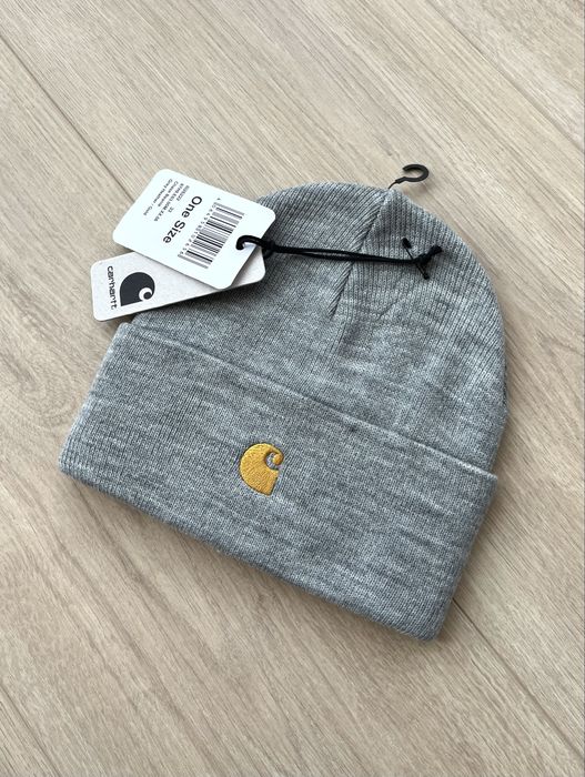 Оригінал Carhartt WIP Chase Beanie Шапка Нова Зимова I026222 Кархарт