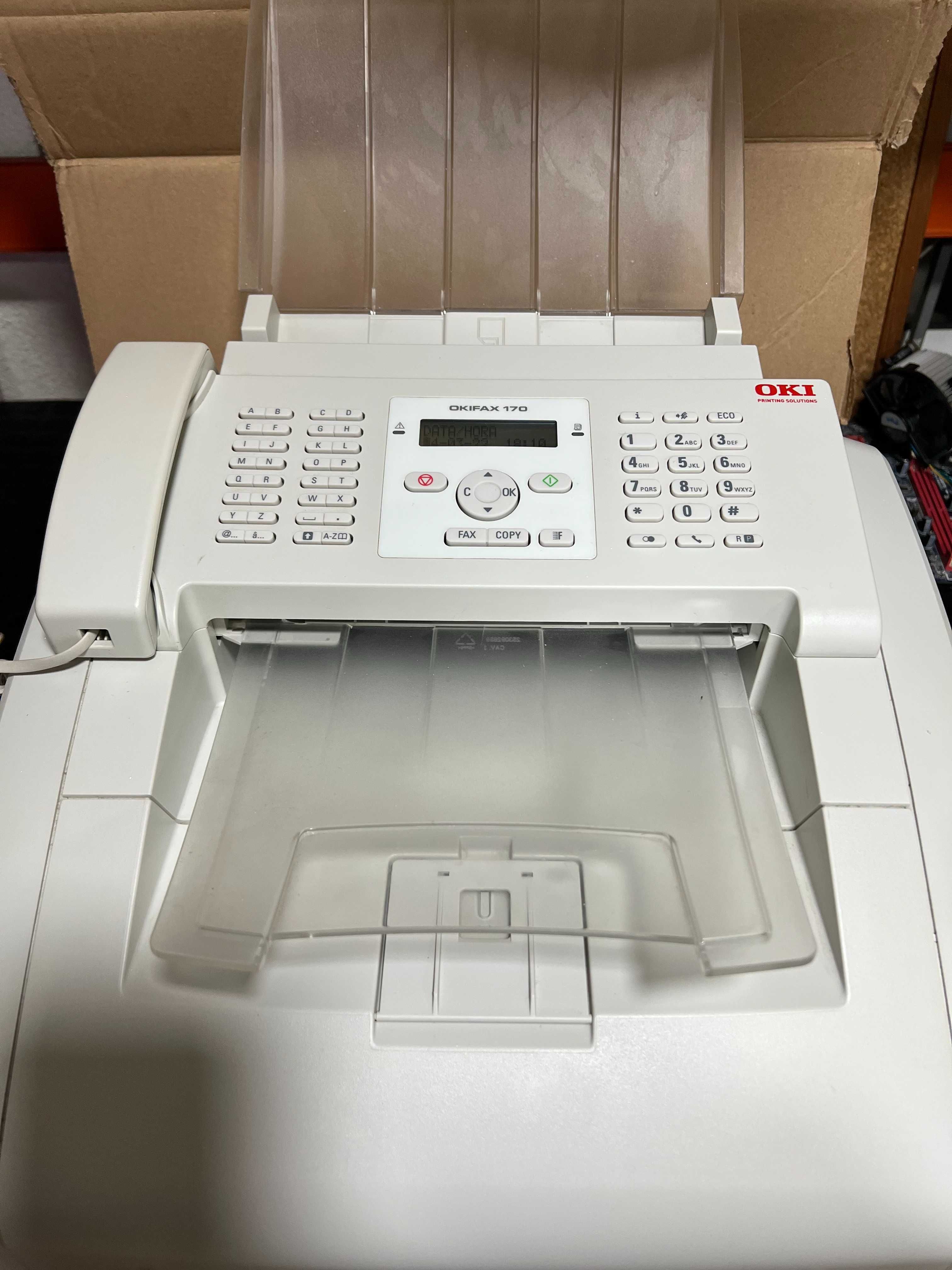 Fax OKIFAX 170  a toner com 21000 cópias