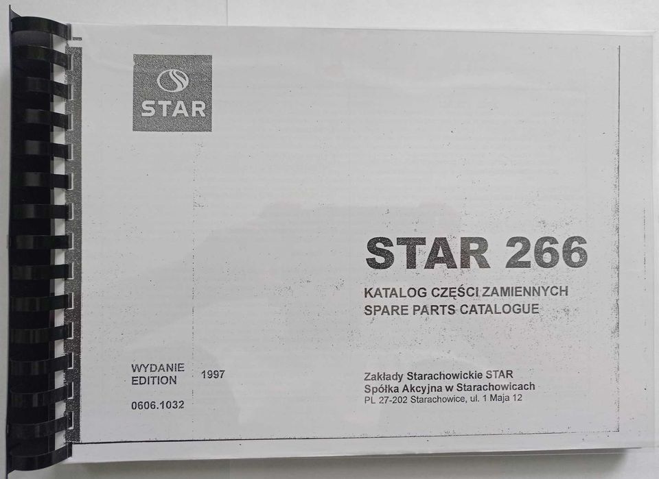 Katalog części star 266