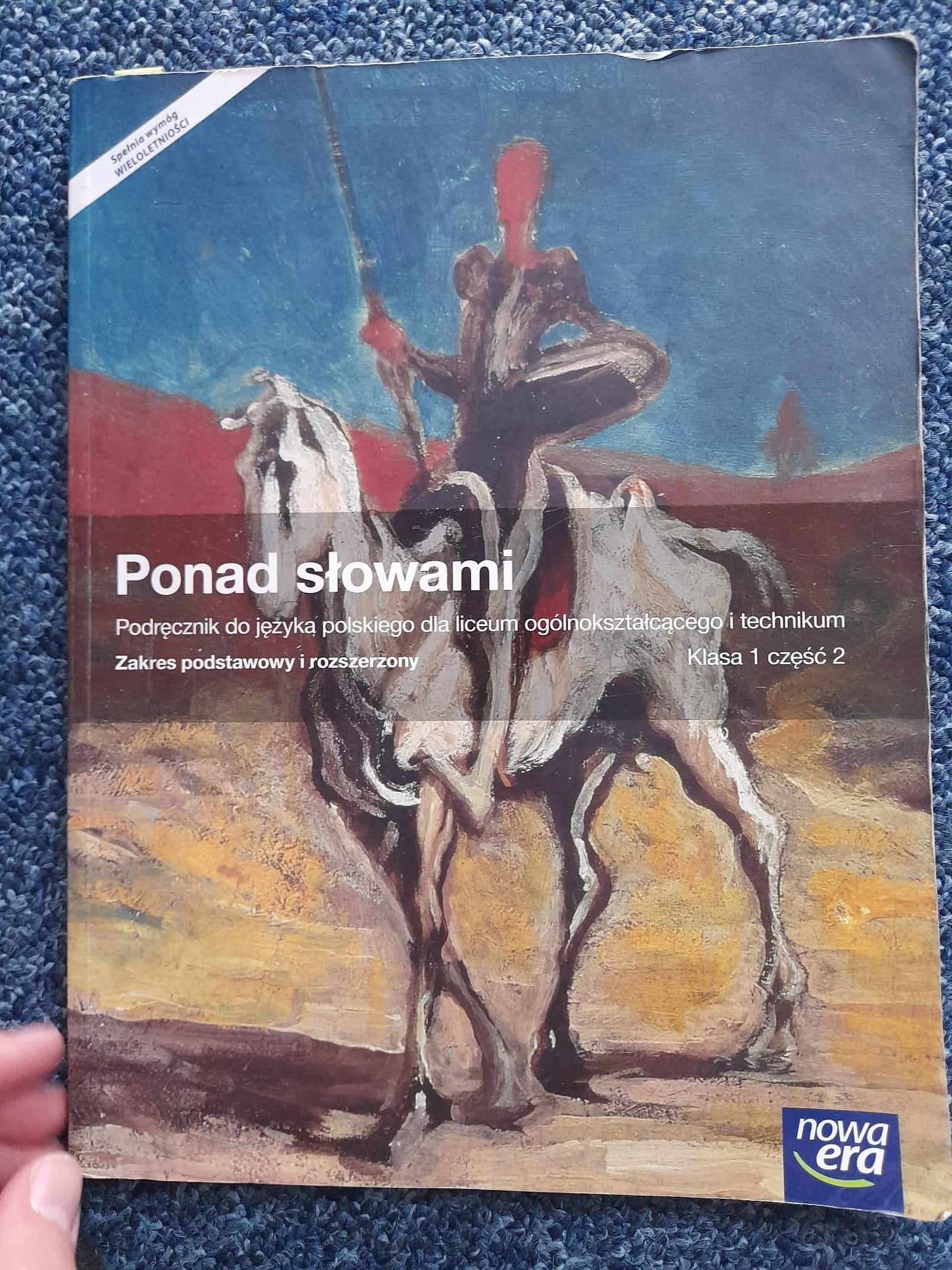 Podręczniki Ponad Słowami zakres podstawowy część 1+2