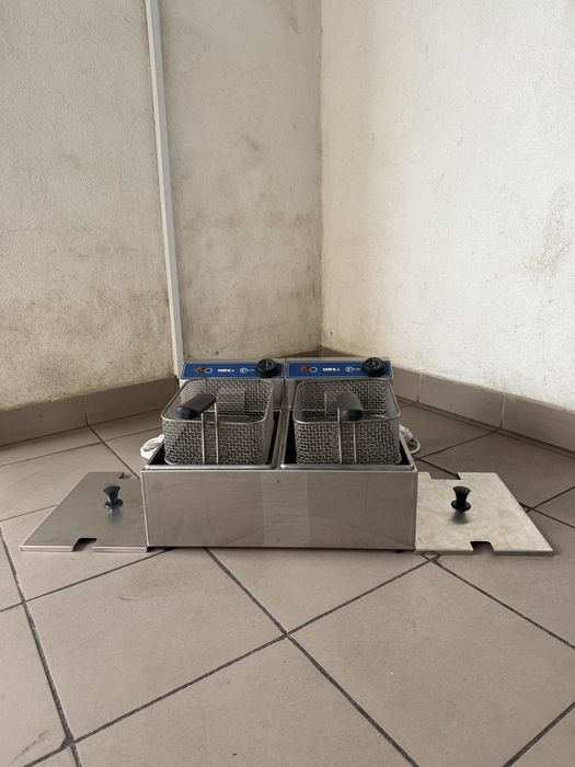 Фритюрниця Професійна Обʼєм 5+5 Літрів Кий В Нова !!!