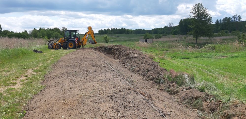 Koparko-Ładowarka,Mini koparka prace ziemne
