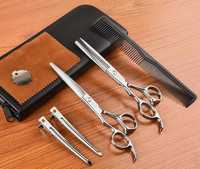 Nożyczki do strzyżenia włosów, profesjonalny zestaw nożyczek [P162]