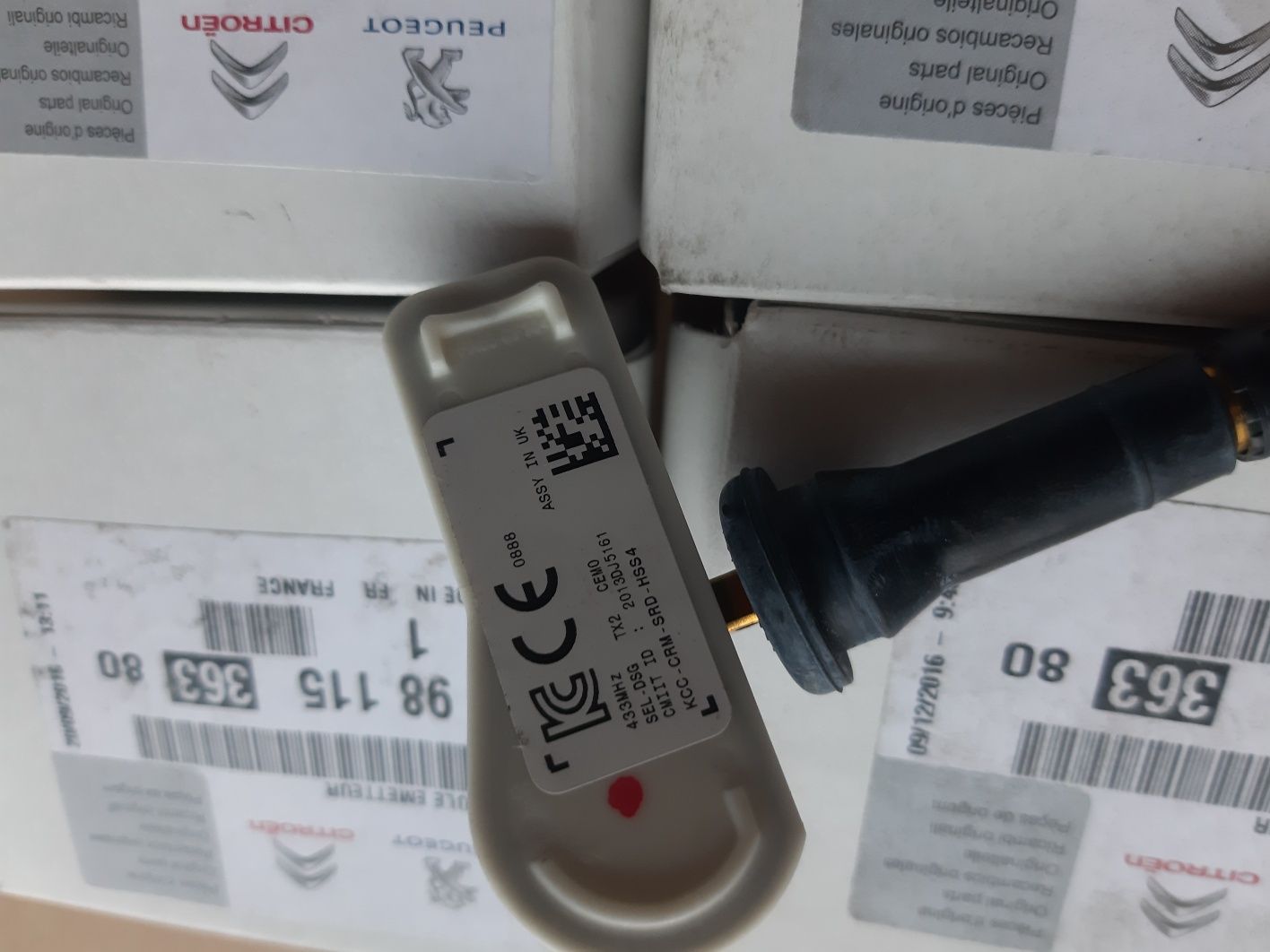 Czujniki ciśnienia kol TPMS Peugeot 508