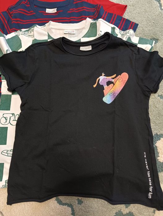 Koszulki t-shirt po jednym dziecku Coccodrilo 146.