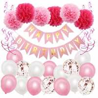 Zestaw balonów urodzinowych 24szt