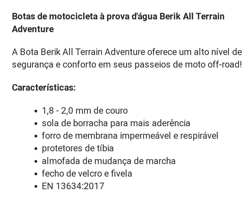 Botas Berik All Terrain Adventure Waterproof