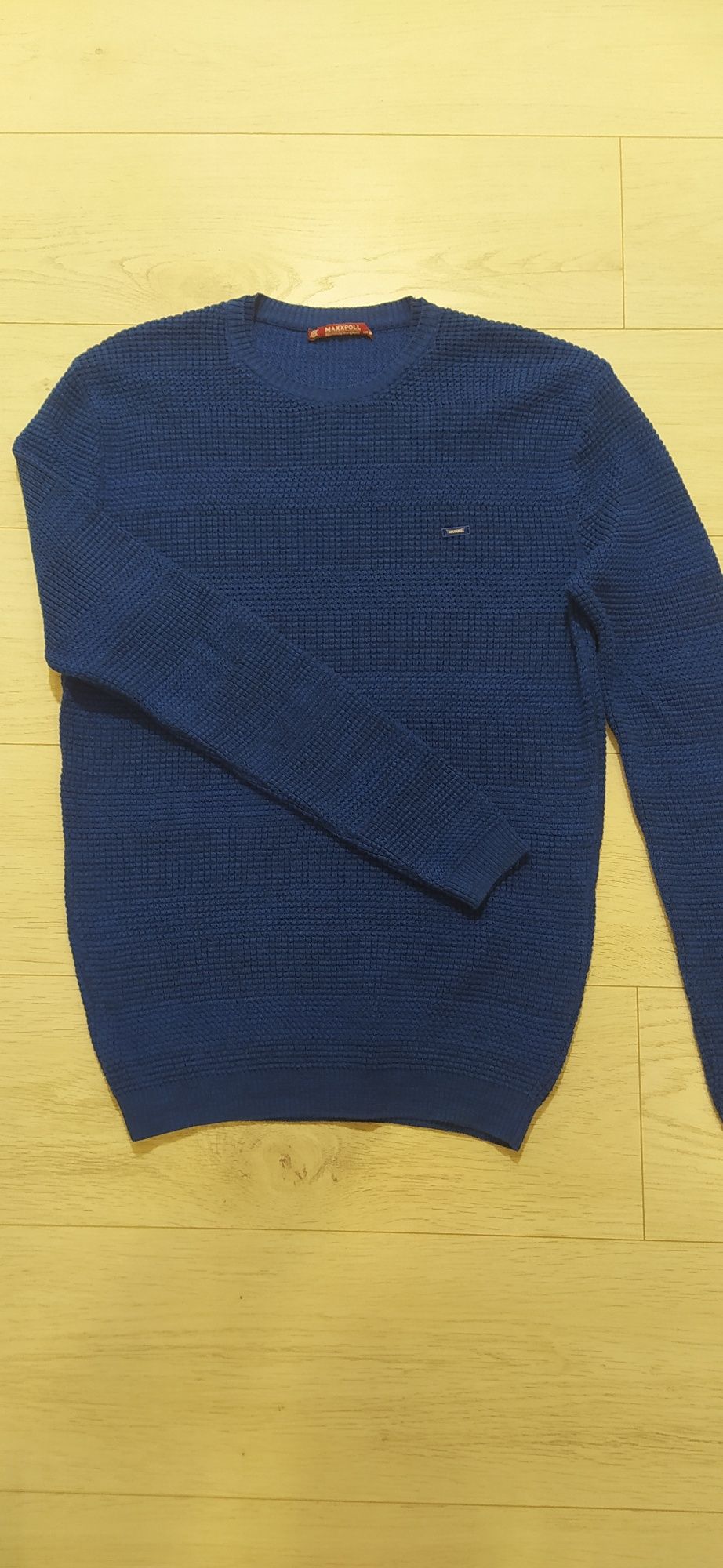 Мужской свитер синий
