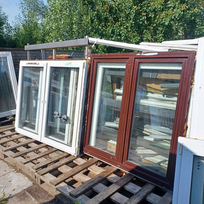 Okna plastikowe, PCV z demontażu