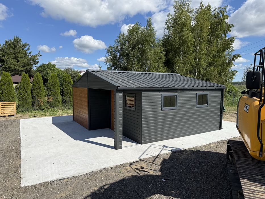 Garaz blaszany 6x6 6x5,8 profil zamkniety