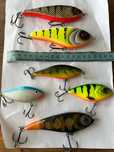 Woblery jurasic lures westin salmo i handmade