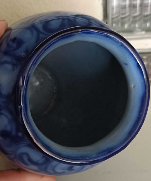 Jarra Alcobaça pintada a mão Raul da Bernarda